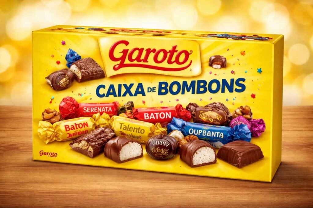 Caixa de bombom Garoto: tradição e chocolates irresistíveis para compartilhar